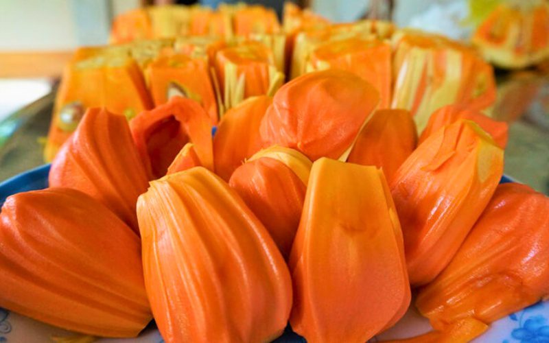 Có nhiều yếu tố tác động đến giá mít ruột đỏ hôm nay