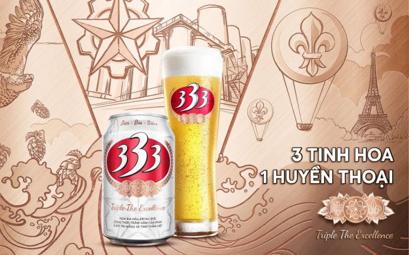 Bia 333 là một trong những thương hiệu bia có lịch sử lâu đời tại Việt Nam