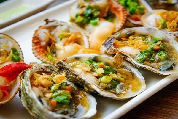 Nướng hàu bằng lò nướng bao nhiêu phút, cách nướng, làm mỡ hành