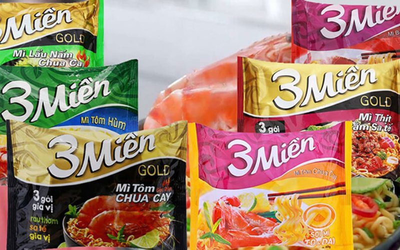 Hương vị mì 3 Miền đậm đà, nước súp thơm ngon