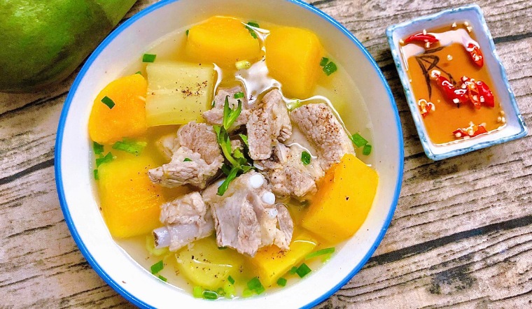 Cách làm canh đu đủ hầm xương, ngọt mát bổ dưỡng