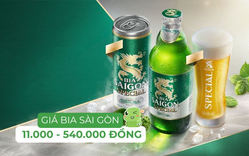 Bia Sài Gòn đặc trưng bởi vị đắng nhẹ cùng hậu vị ngọt dịu