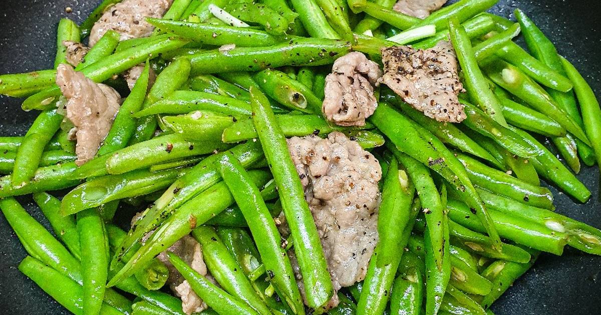 Thịt bò xào đậu que