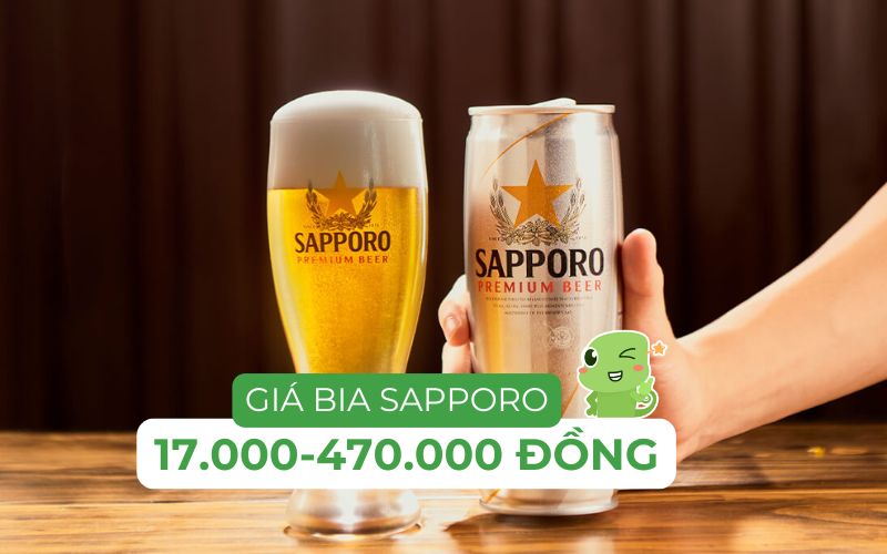 Bia Sapporo mang đến trải nghiệm sảng khoái với lớp bọt mịn màng